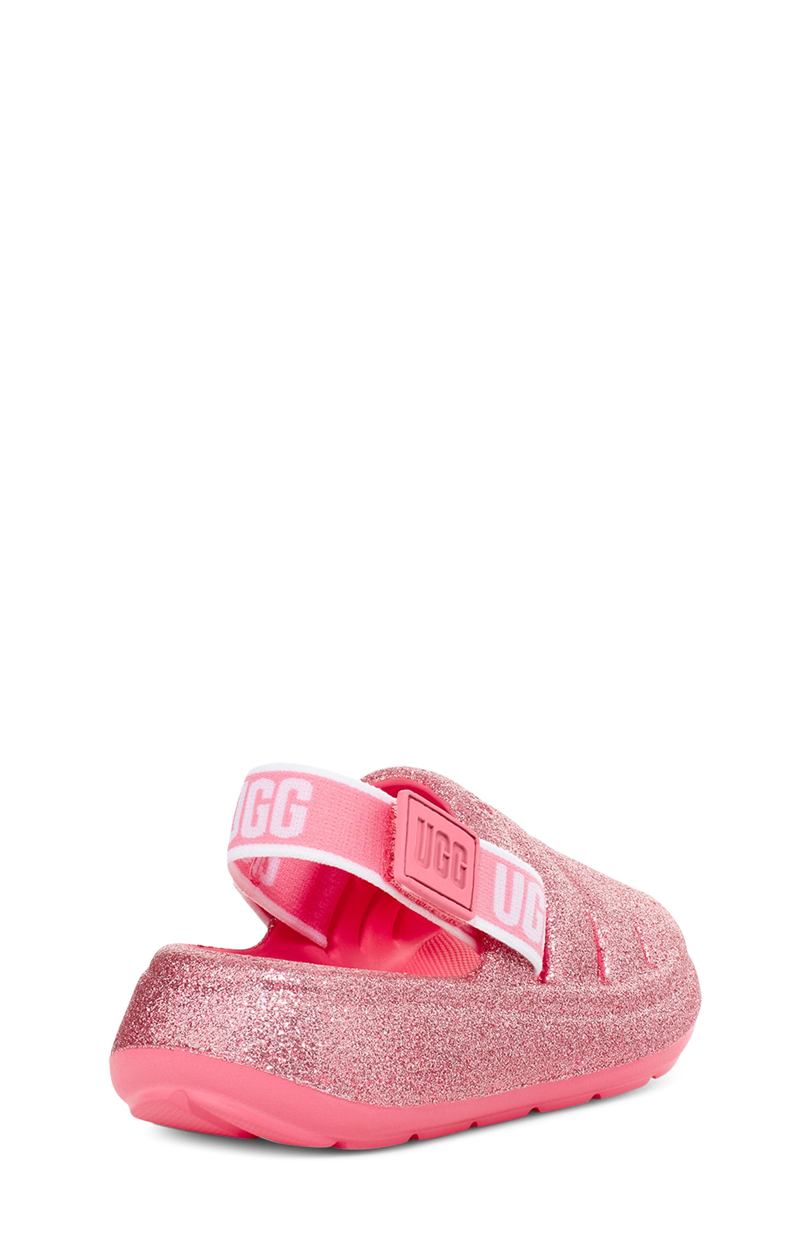 UGG<sup>®</sup> Kids' Sport Yeah Glitter Slingback Sandal, Alternate, color, 