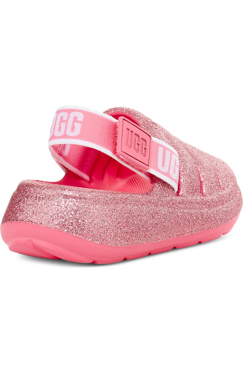 UGG<sup>®</sup> Kids' Sport Yeah Glitter Slingback Sandal, Alternate, color,