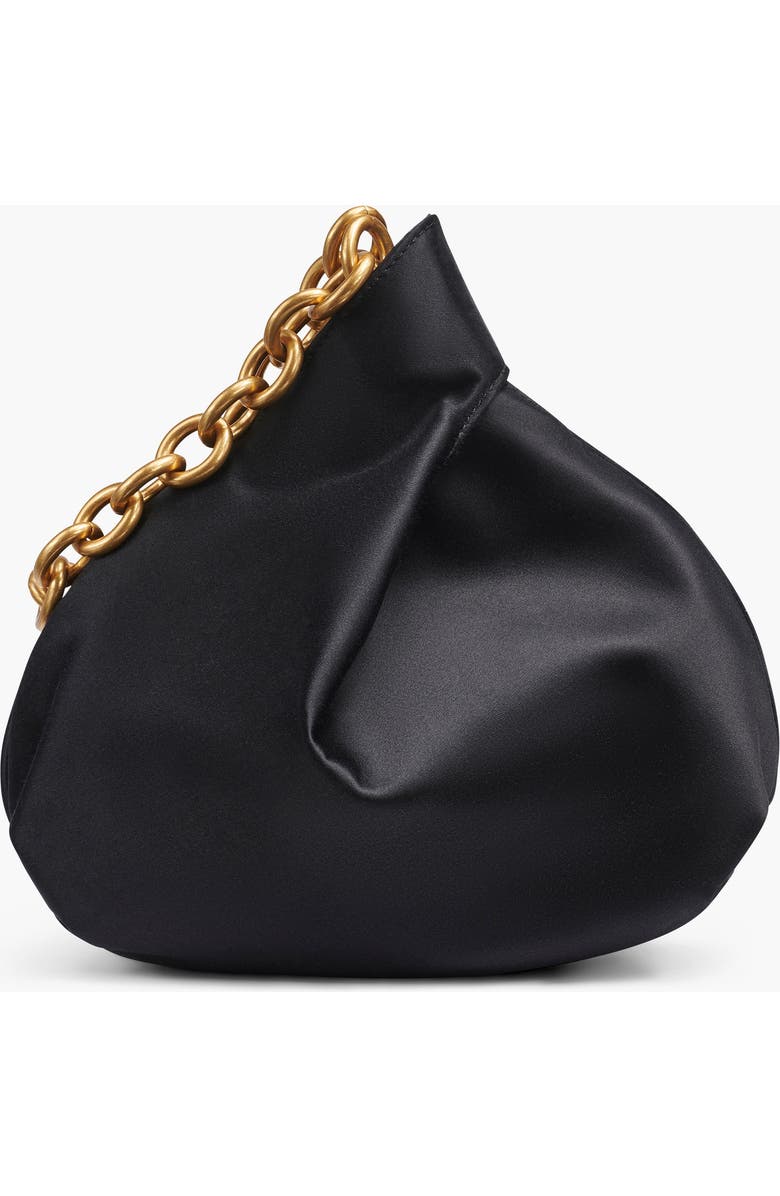 Donna Karan New York Lawrence Satin Wristlet, Alternate, color, Blk/Gold