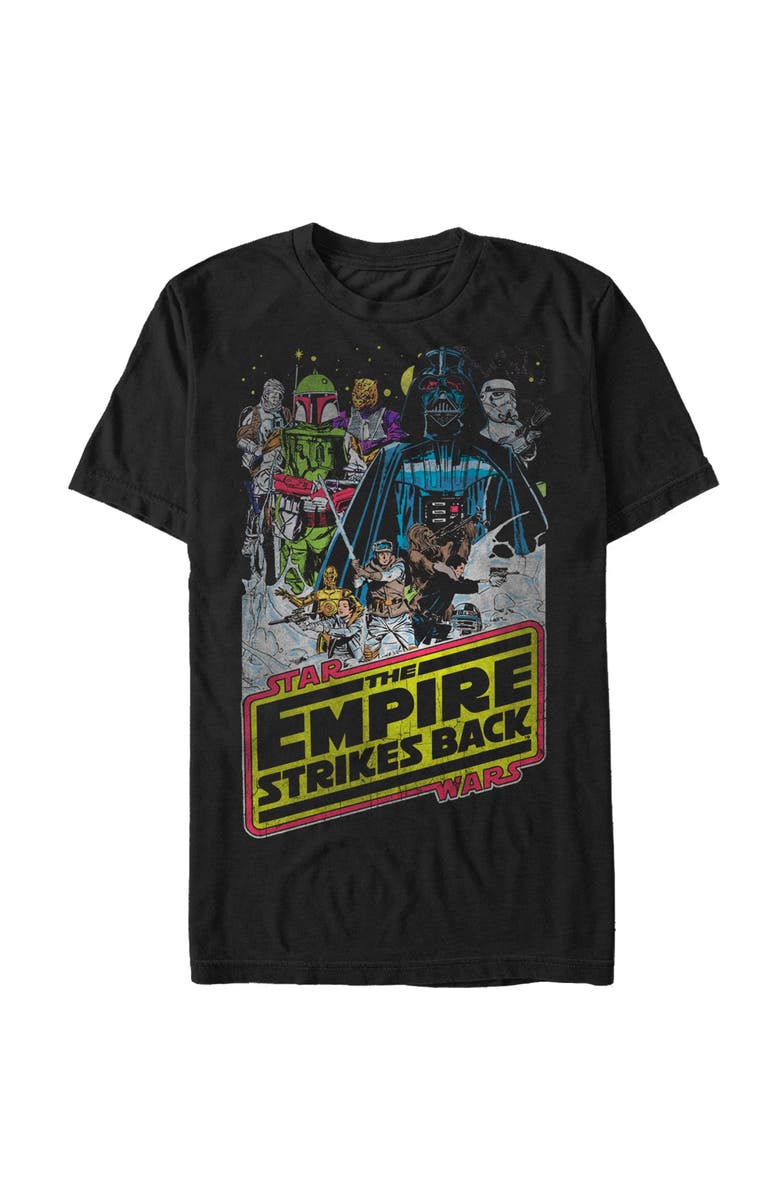 Star Wars Men's Star Wars Movie Poster Graphic T-Shirt, Main, color, Black