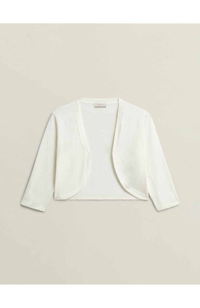 HOBBS LONDON Carrie Bolero, Alternate, color, Ivory