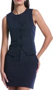 Laundry by Shelli Segal Pinstripe Vest