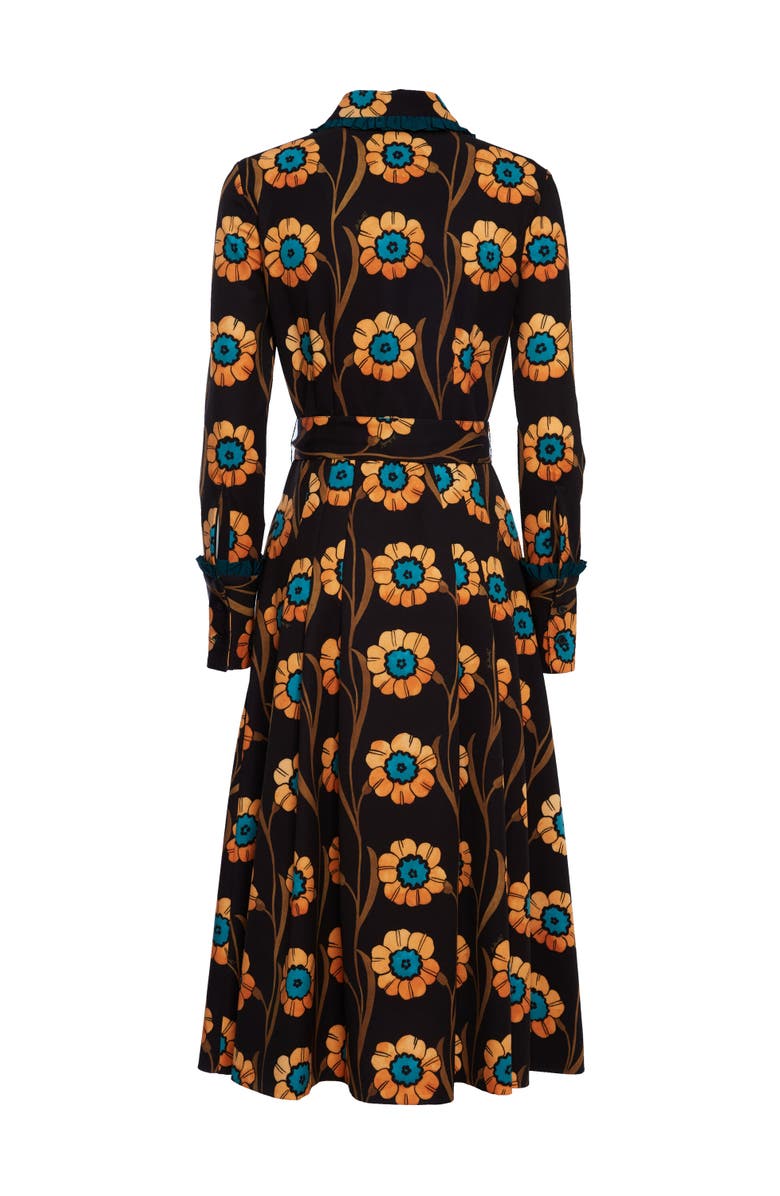 La DoubleJ La Comasca Shirt Dress Daisychain Black, Alternate, color, 