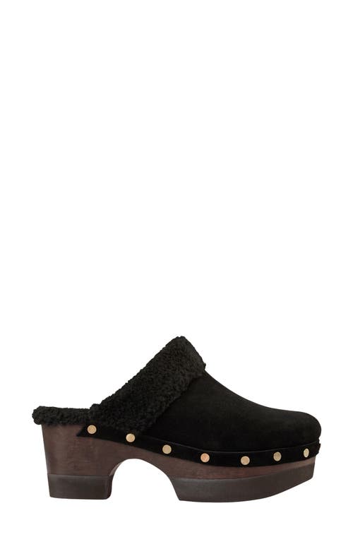 Andre Assous André Assous Olivia Faux Shearling Clog In Black