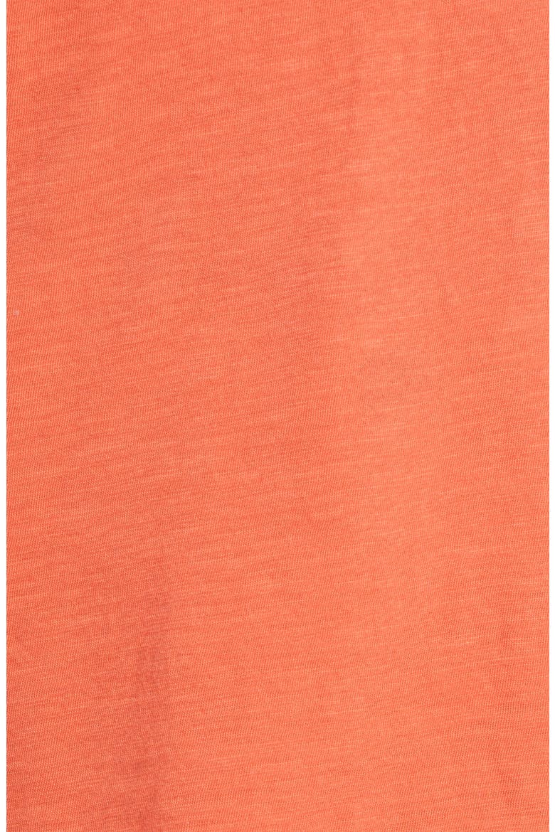 Whisper Cotton V-Neck T-Shirt, Alternate, color, RUSTED CLAY