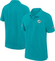 Nike Men's Nike Aqua Miami Dolphins 2024/25 Sideline Performance Polo