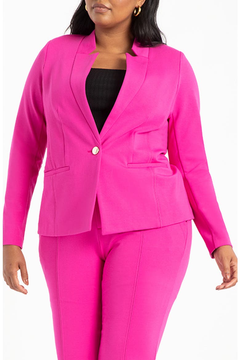 9-to-5 Stretch Blazer, Main, color, BERRY