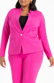ELOQUII The Ultimate Stretch One-Button Blazer