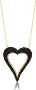 SHYMI Cutout Heart Pendant Necklace