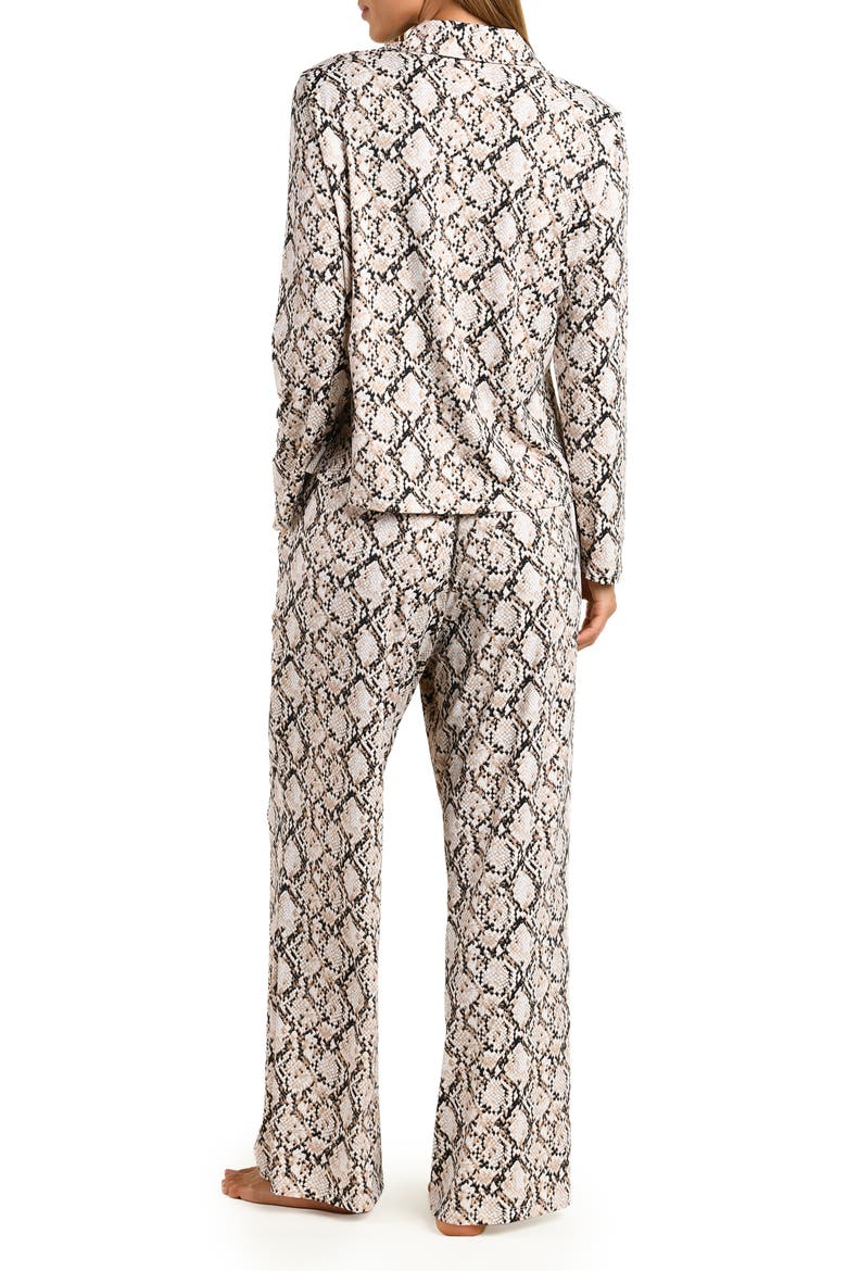 Island Serpent Pajamas, Alternate, color, BROWN MULTI