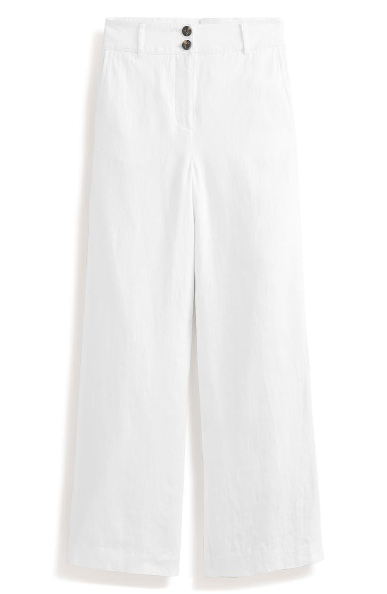 Boden Westbourne Wide Leg Linen Trousers, Alternate, color, 