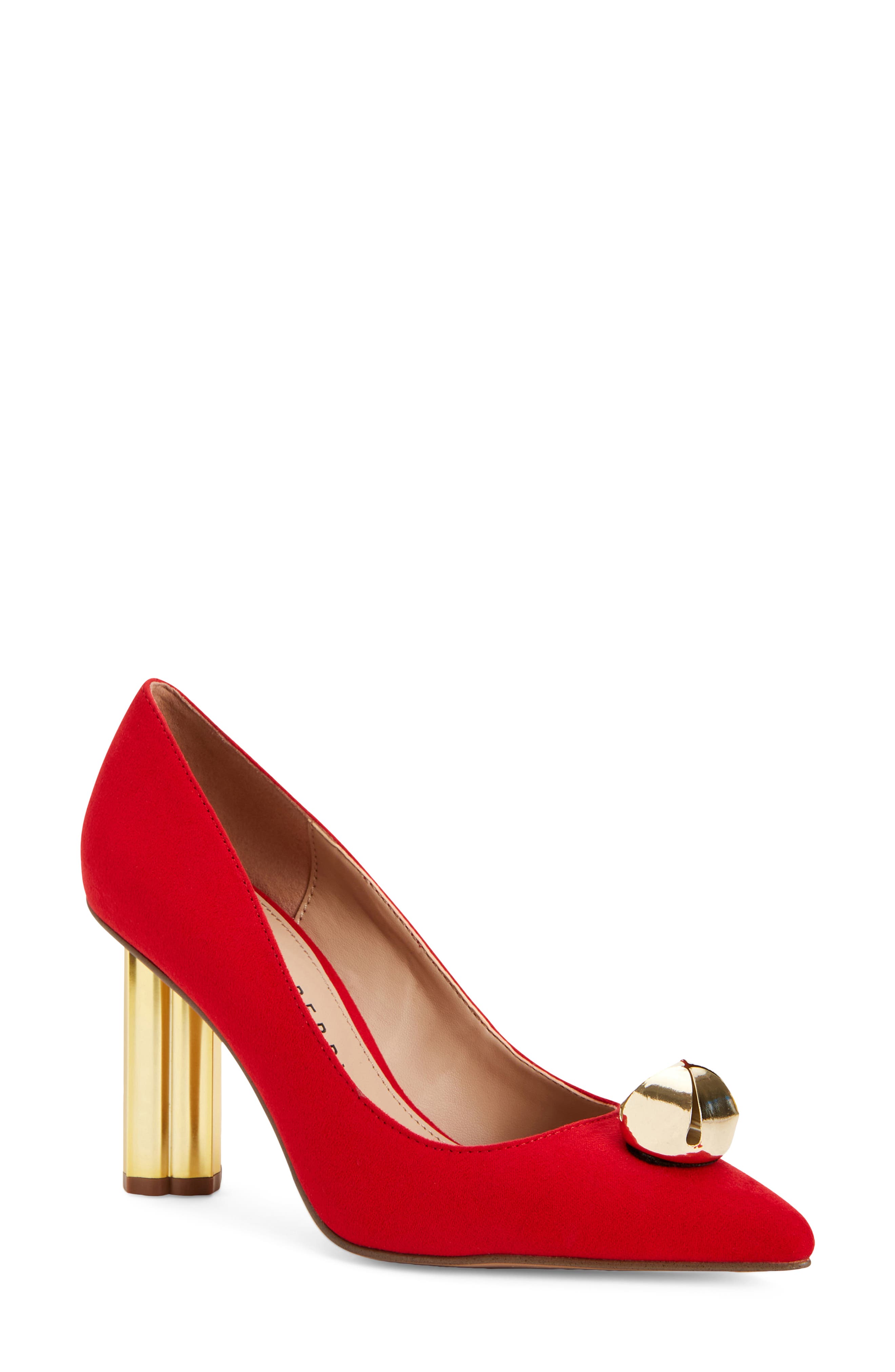 Katy Perry The Dellilah Jingle Pointed Toe Pump, Main, color, Light Red