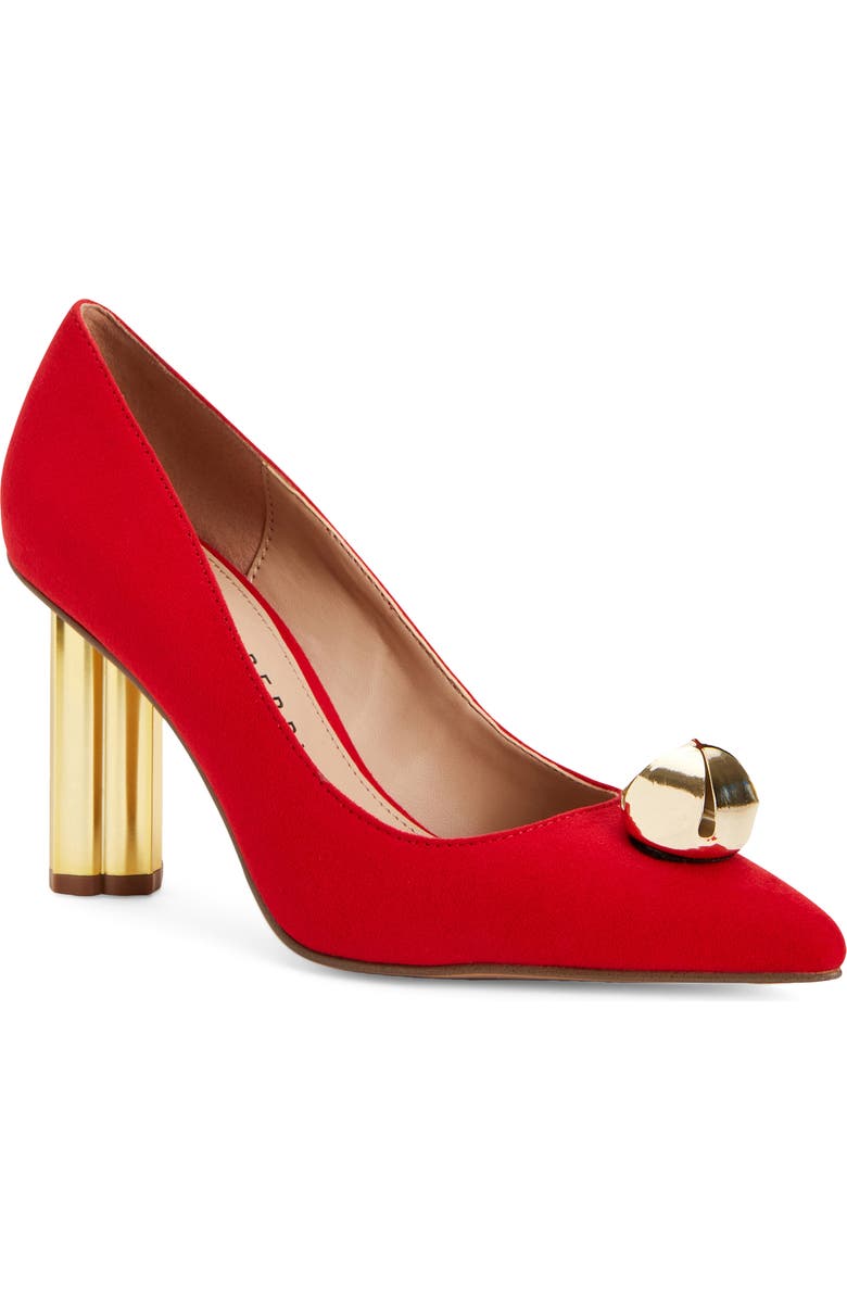 Katy Perry The Dellilah Jingle Pointed Toe Pump, Main, color, Light Red