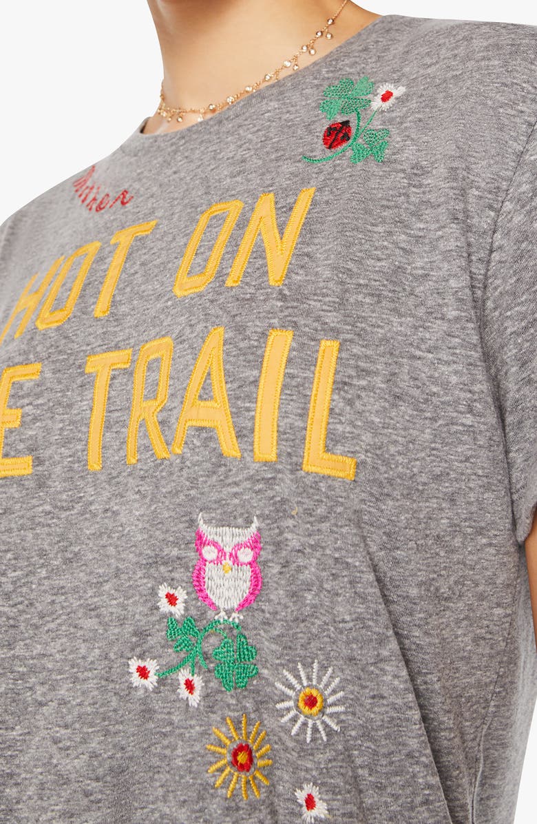 MOTHER The Rowdy Embroidered T-Shirt, Alternate, color, Hot On The Trail