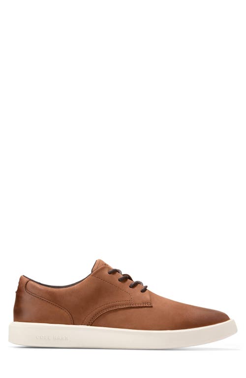 Cole Haan Grand Crosscourt Daily Plain Toe Sneaker In Brown