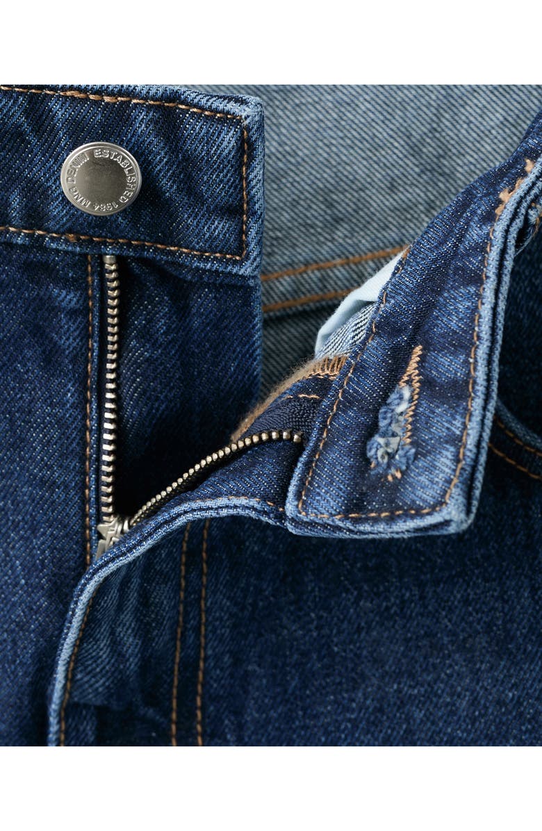 MANGO Cuffed Balloon Jeans, Alternate, color, Dark Blue