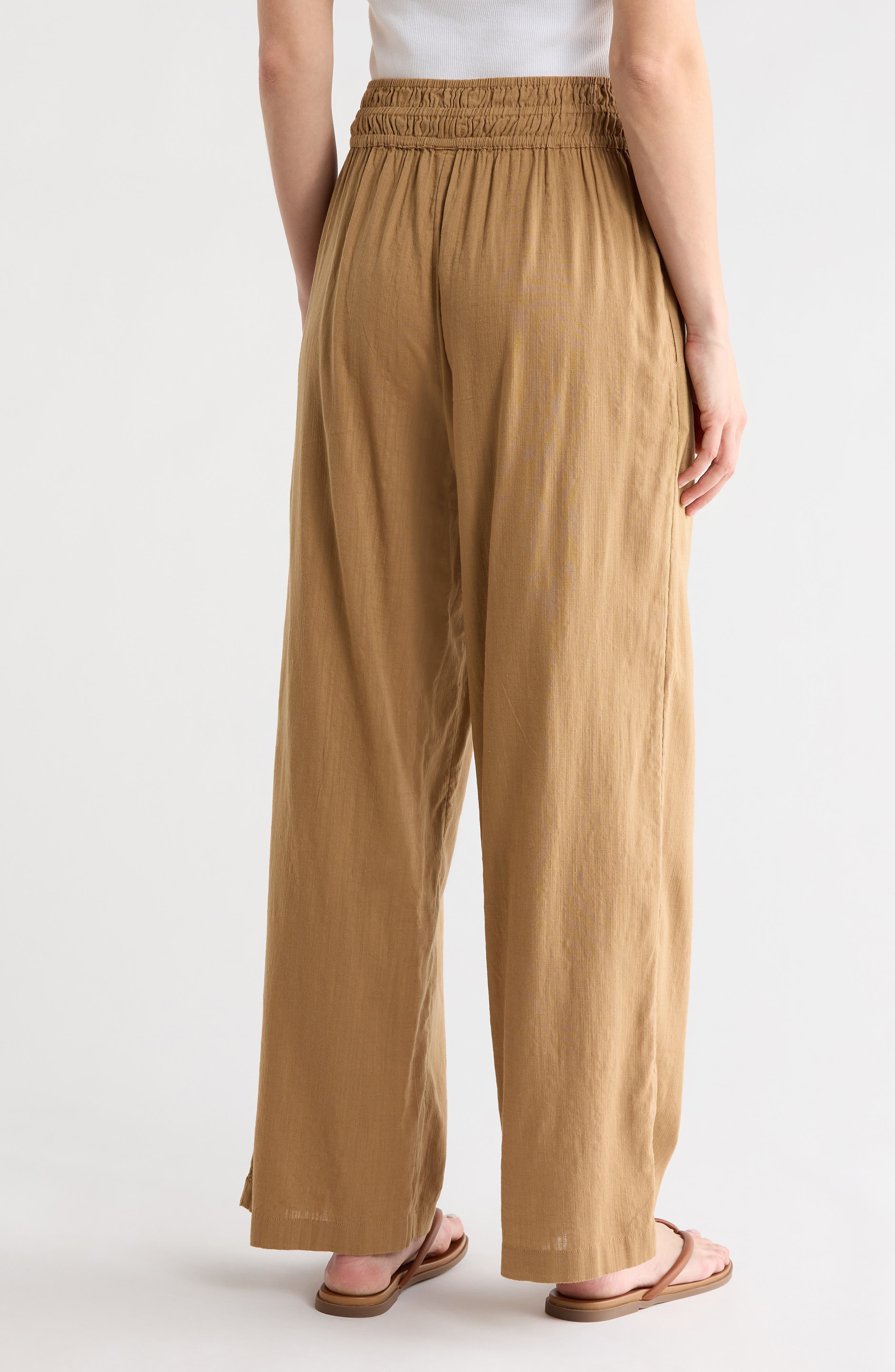 Pull On Slub Pants - image 4