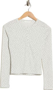 Lush Button Front Knit Top