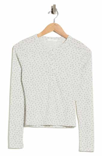 Button Front Knit Top