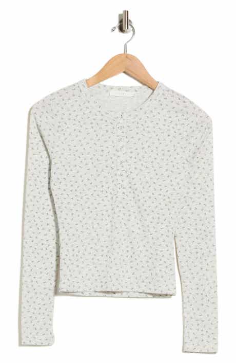 Button Front Knit Top