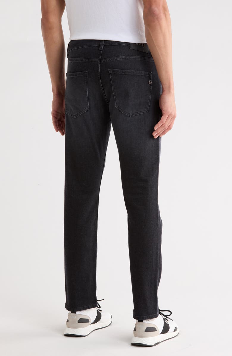 BOSS Delaware Slim Fit Jeans, Alternate, color, Black