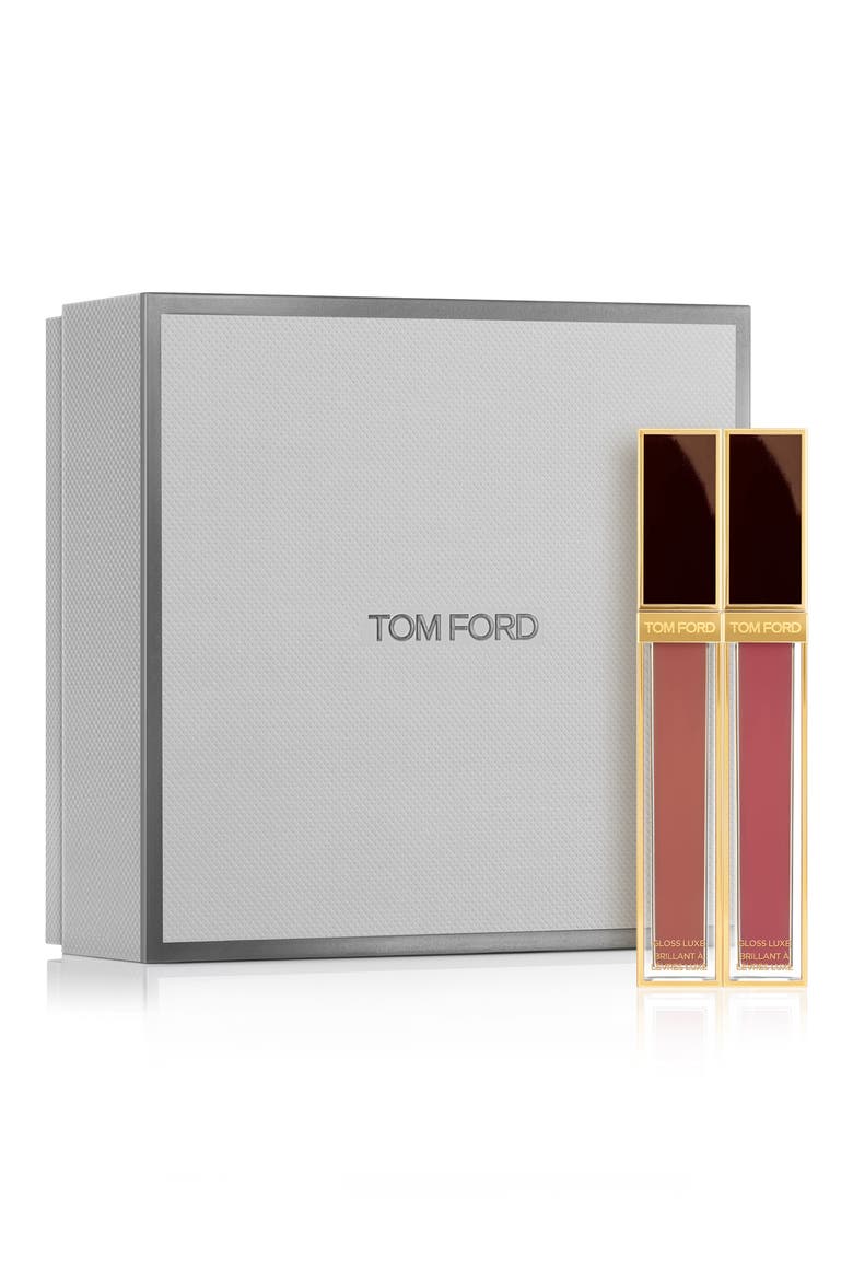 Gloss Luxe Moisturizing Lip Gloss Duo (Nordstrom Exclusive) $118 Value, Main, color, NO COLOR