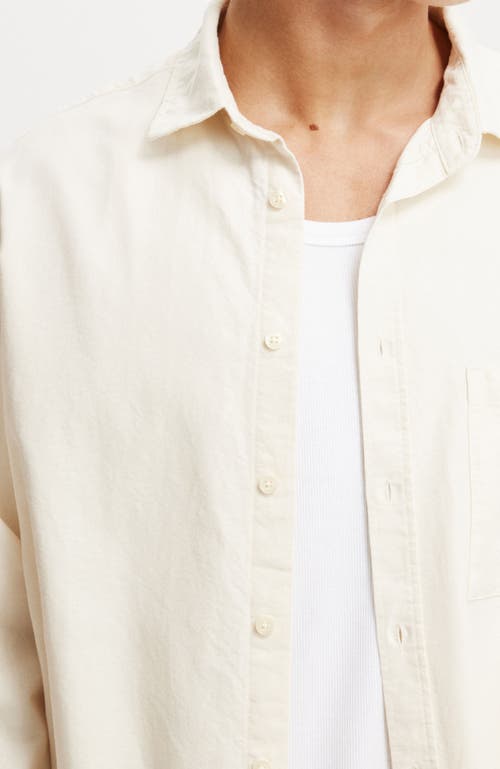 COTTON ON CROPPED OXFORD LONG SLEEVE SHIRT