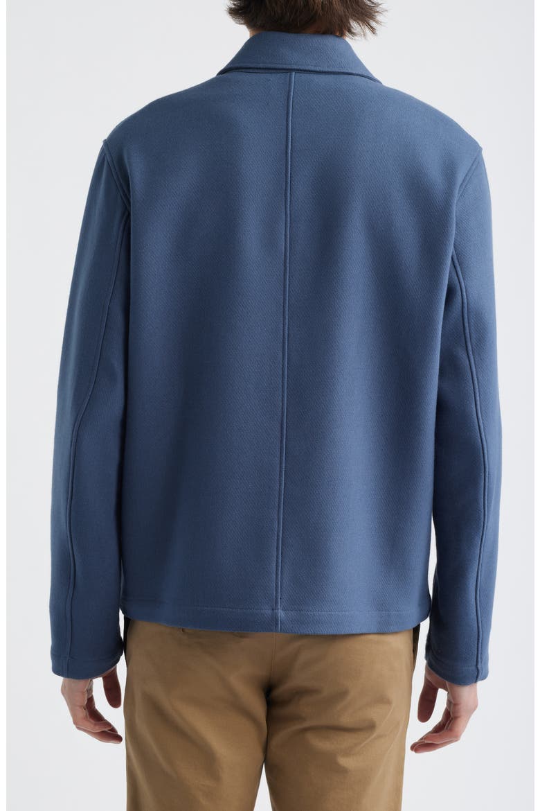 Cotton Blend Zip Jacket, Alternate, color, VENICE BLUE