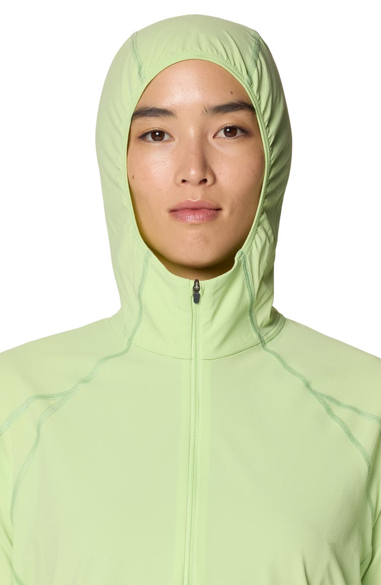 Mountain Hardwear Sunshield UPF 50+ Hoodie, Alternate, color, Frozen In Lime