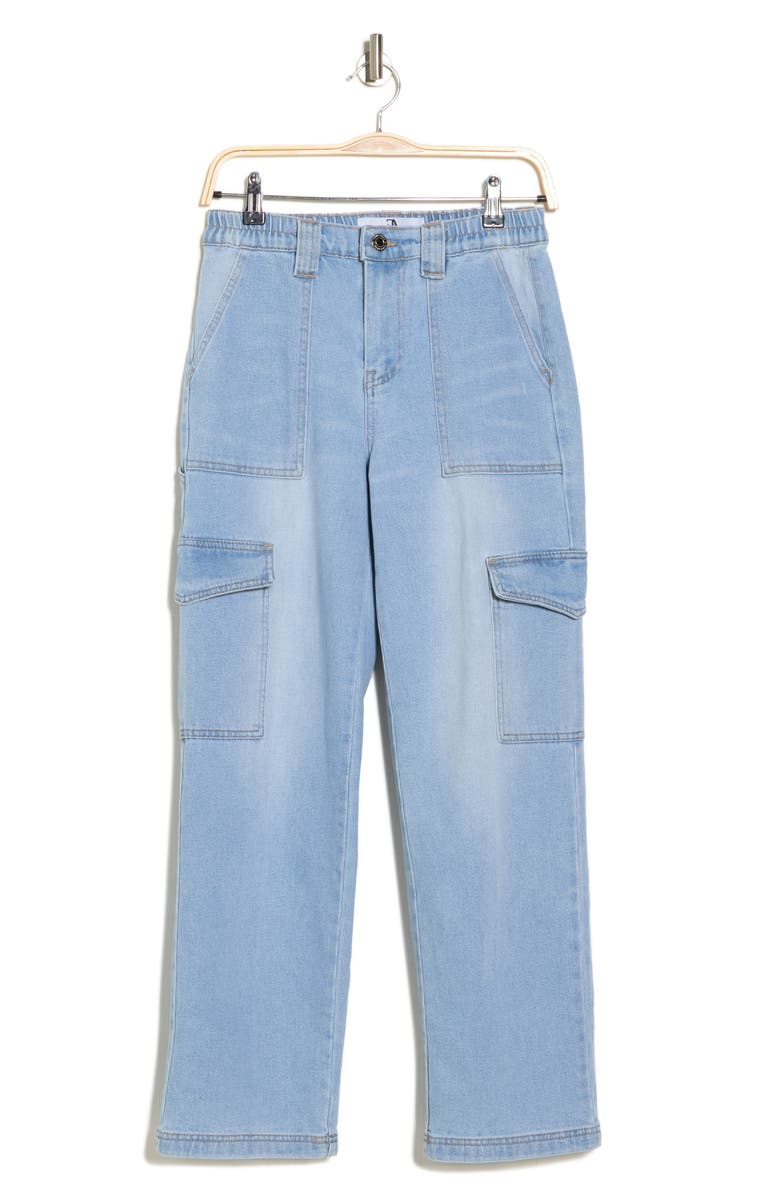 FLYING ANGEL Cargo Skater Jeans, Alternate, color, Light Wash