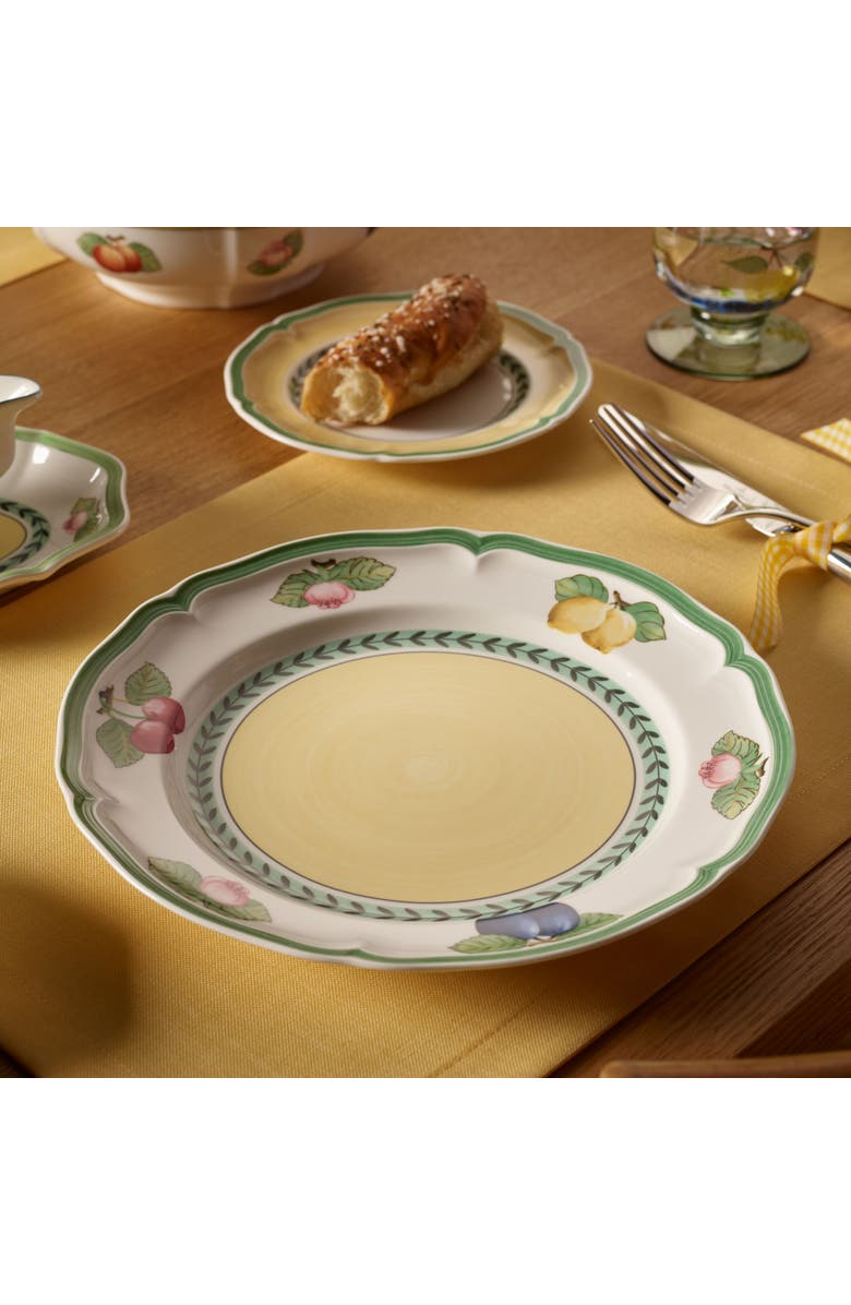 Villeroy & Boch French Garden Fleurence Dinner Plate, Alternate, color, White