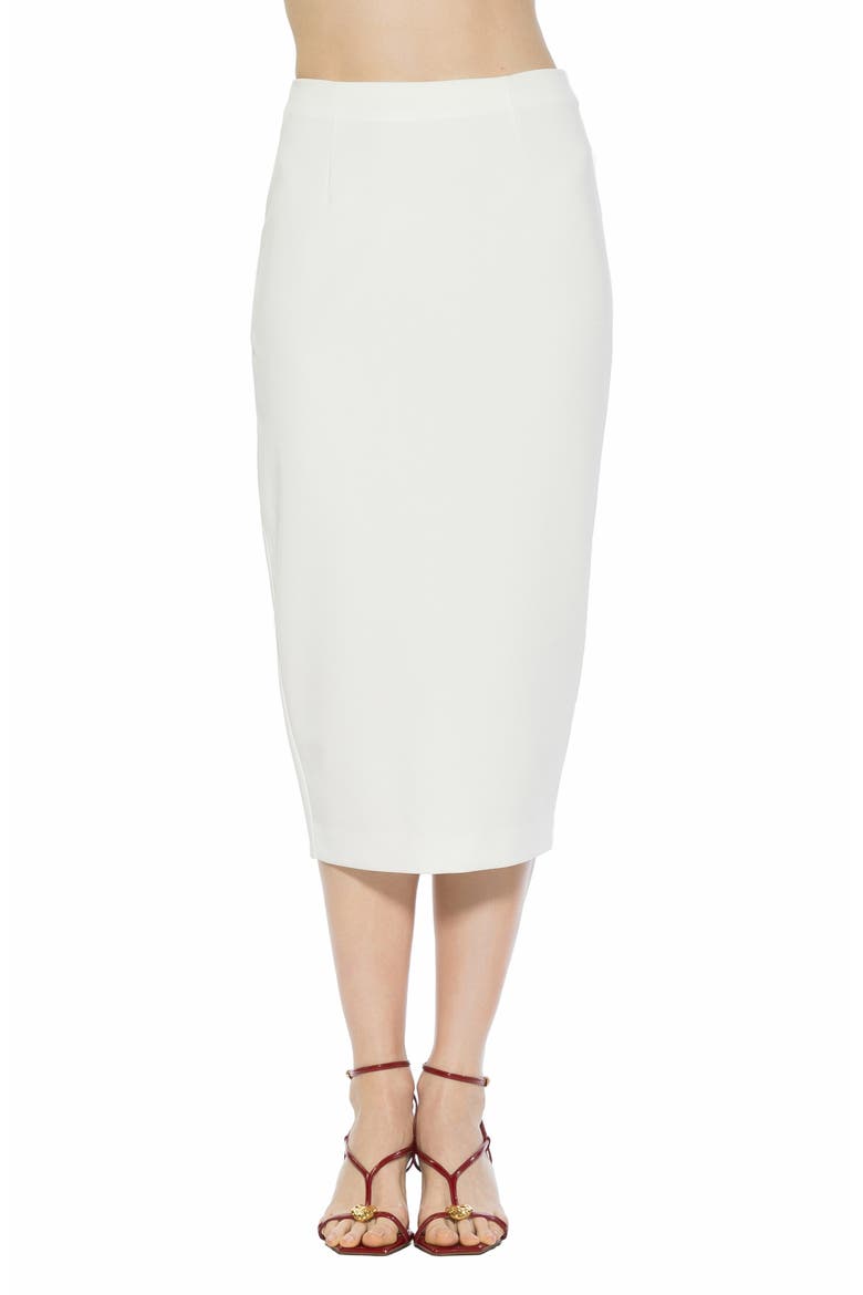 Jacki Pencil Midi Skirt, Main, color, IVORY