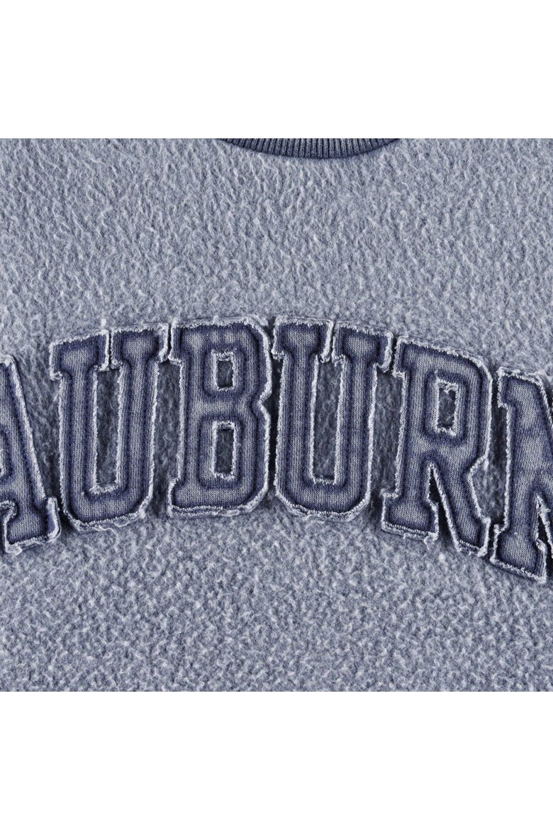 Women's Pressbox Navy Auburn Tigers Ponchoville Pullover Sweatshirt, Alternate, color, Navy