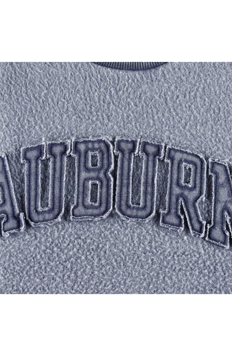 PRESSBOX Women's Pressbox Navy Auburn Tigers Ponchoville Pullover Sweatshirt, Alternate, color, Navy