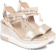 NeroGiardini Bungee Platform Wedge Sandal