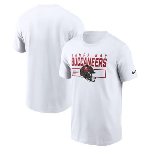 Men's Nike White Tampa Bay Buccaneers Primetime Helmet Essential T-Shirt