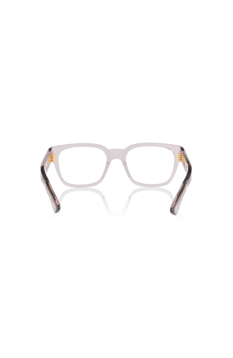 Bottega Veneta 52mm Rectangle optical glasses, Alternate, color, Grey