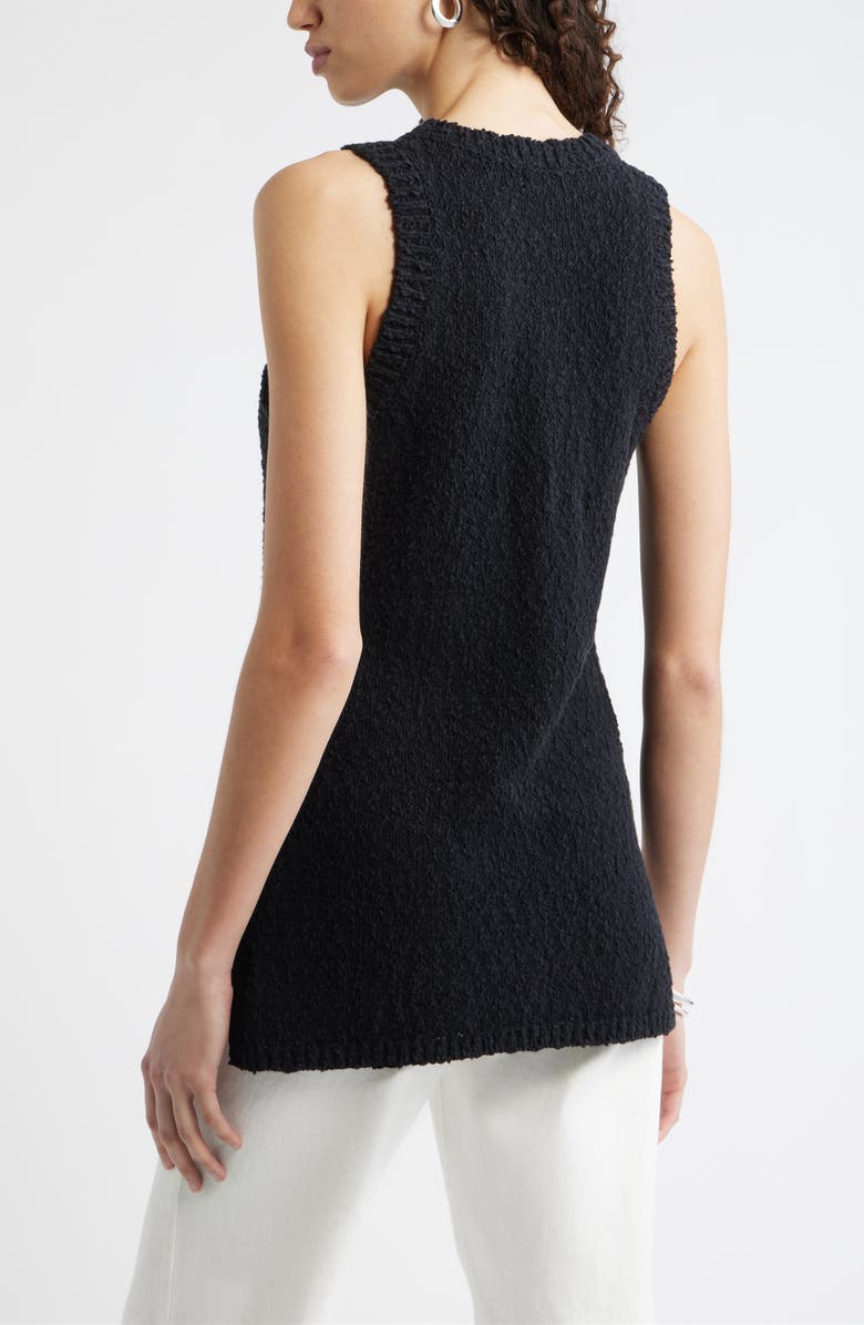 Nordstrom Textured Sweater Tank, Alternate, color, Black