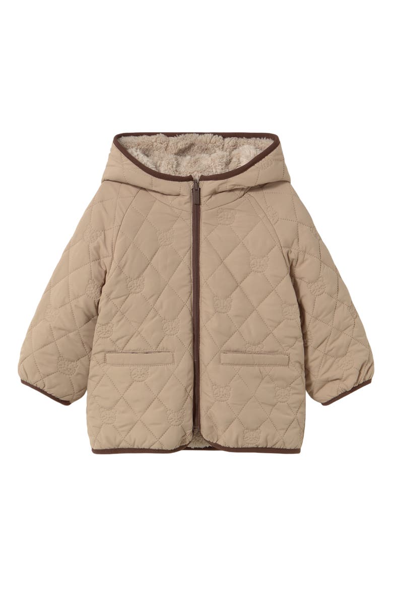 Lambswool Coat, Main, color, Beige