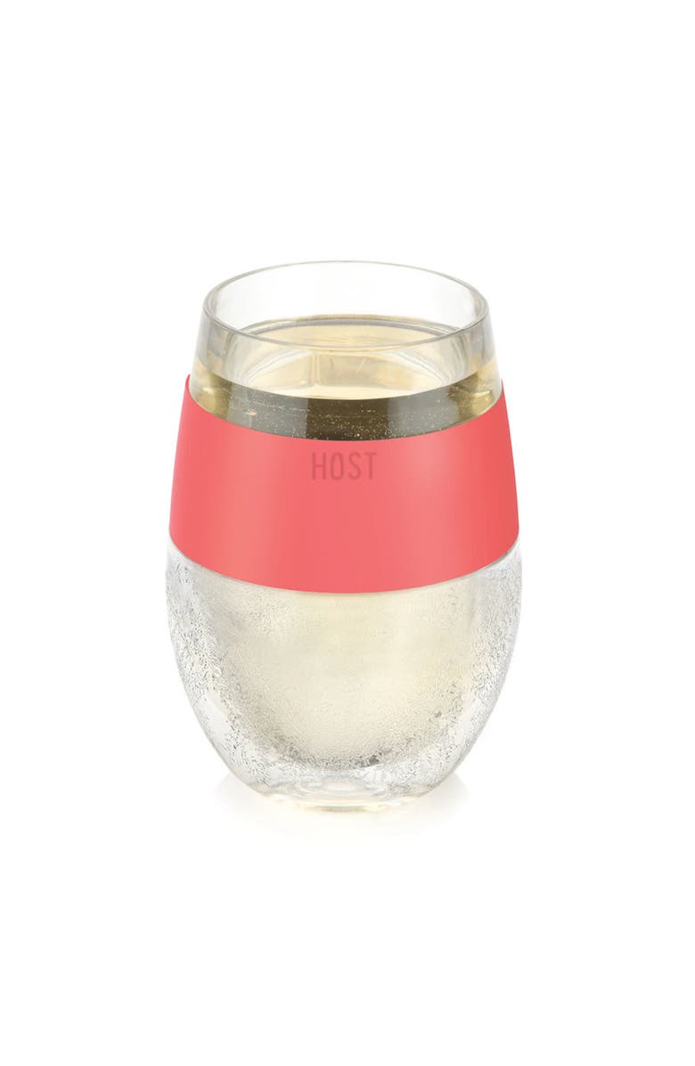 HOST Wine FREEZE Cooling Cup in Coral, Main, color, Pink