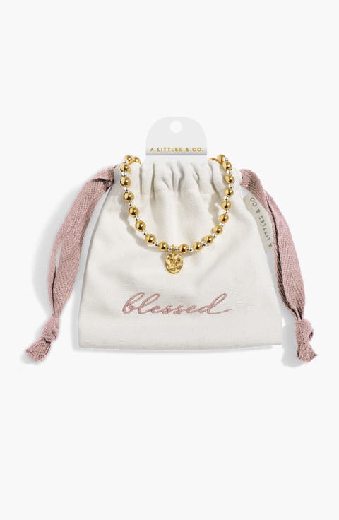 Words To Treasure 'Blessed' Bracelet