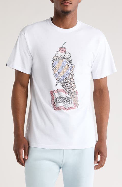 Shiner Crystal Embellished T-Shirt