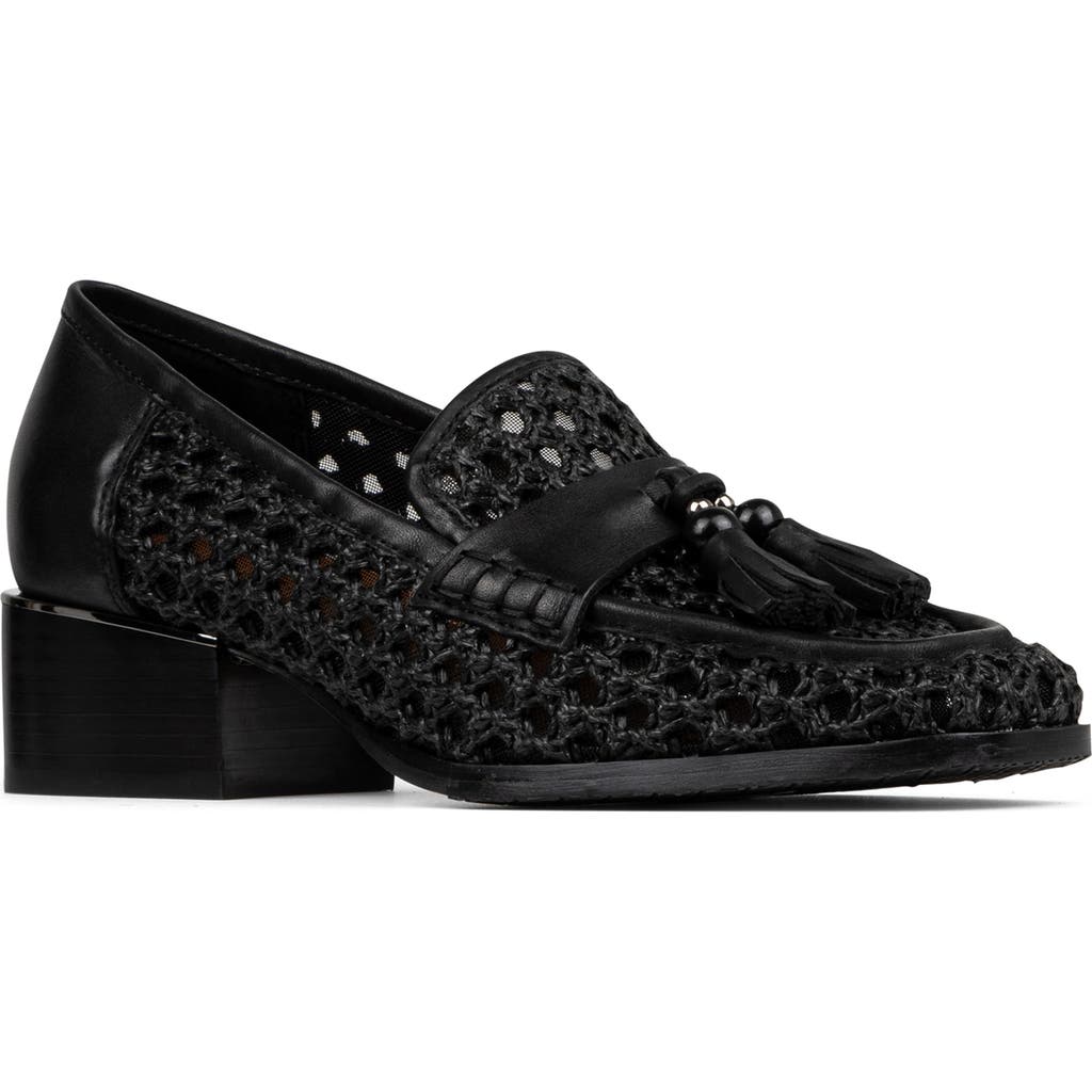 Shop Donald Pliner Tailored Heel Bouclé Loafer