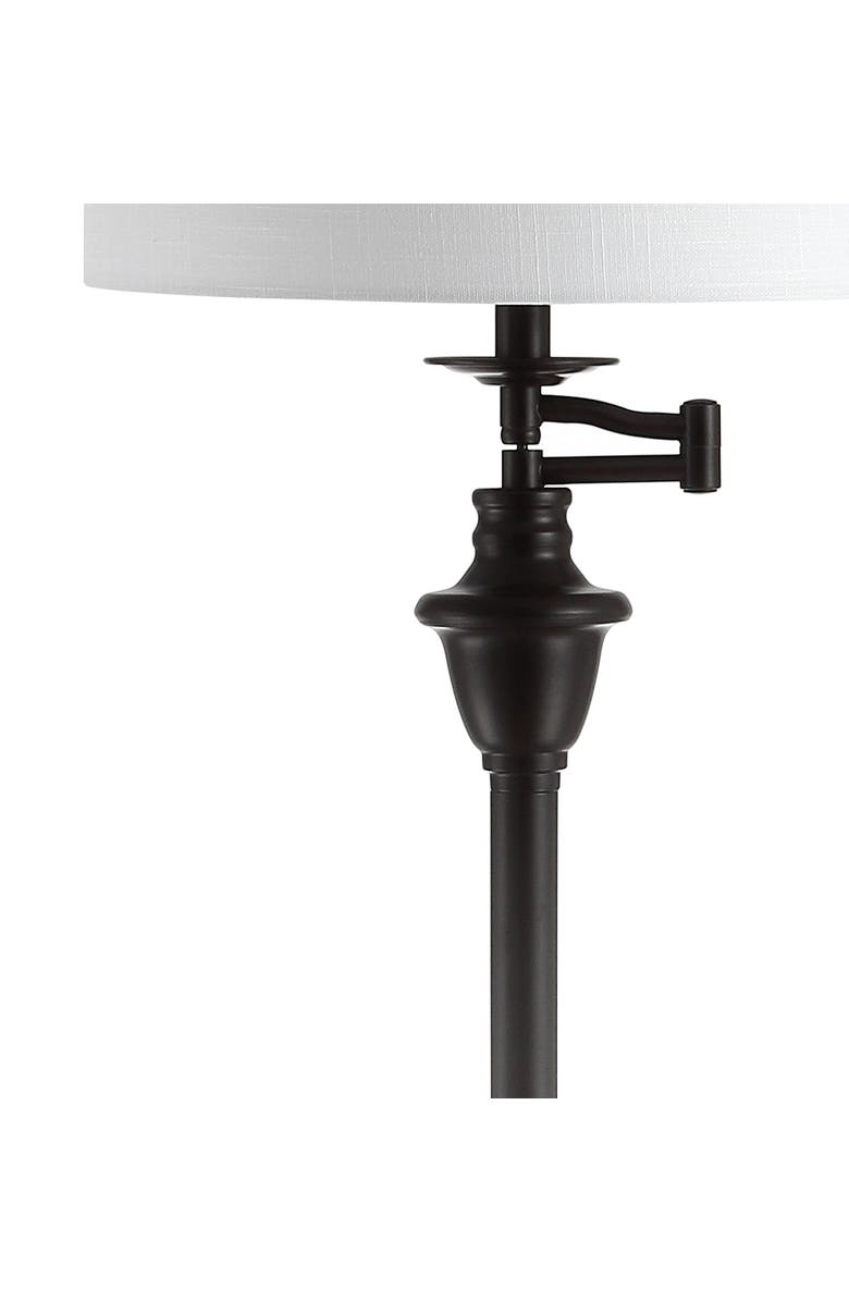 JONATHAN Y Cora 60" Metal/Glass LED Side Table and Floor Lamp, Alternate, color, Oil Rubbed Bronze