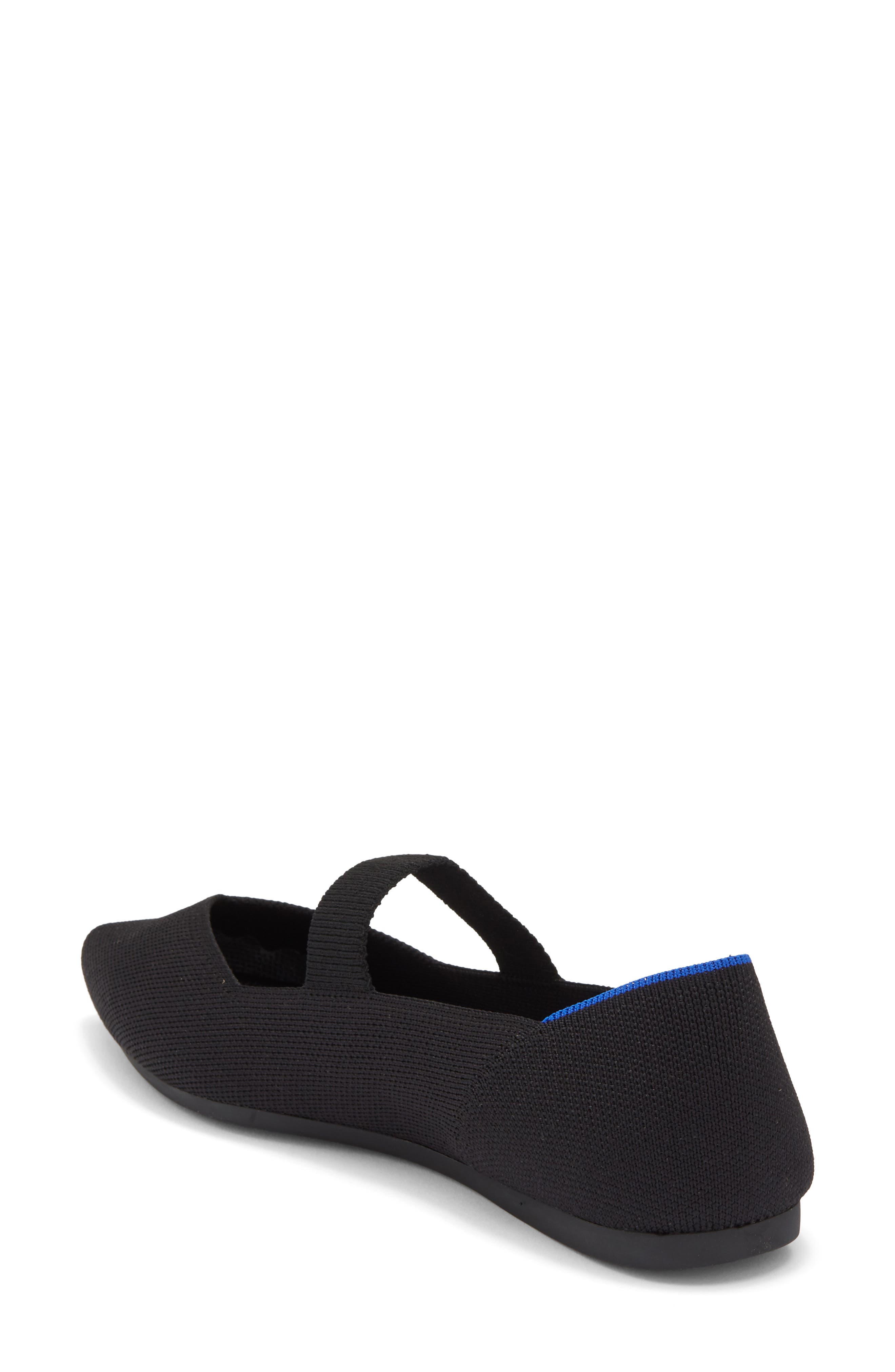 The Point Mary Jane Flat, Alternate, color, BLACK