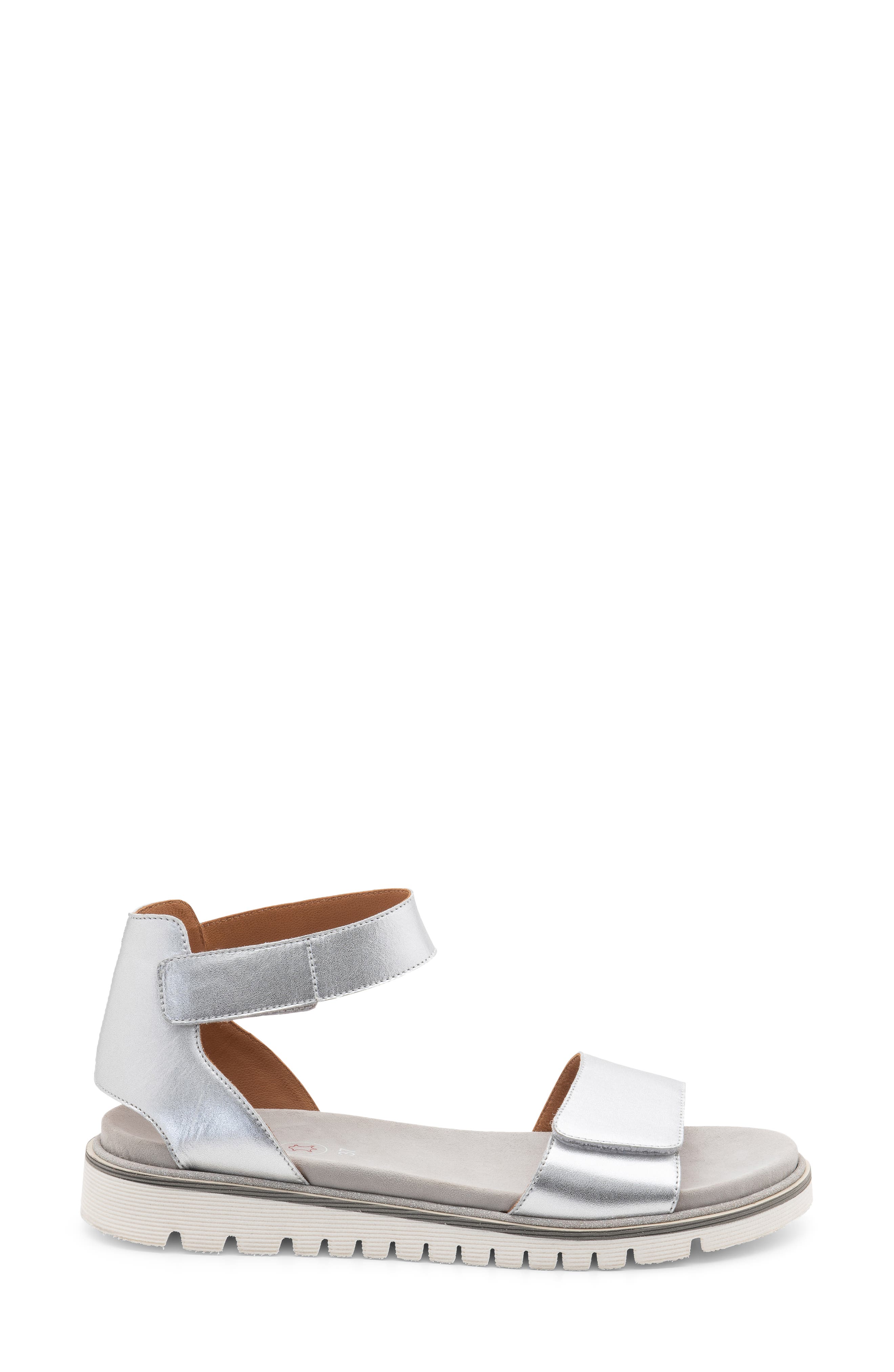 ara Kasandra Sandal, Alternate, color, Silver Metallic Calf