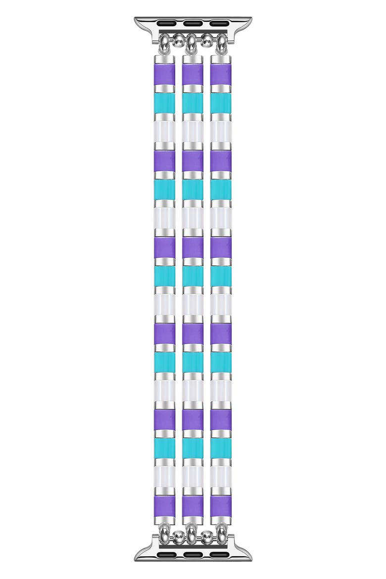 Slim 38mm Apple Watch® Bracelet Watchband, Main, color, BLUE