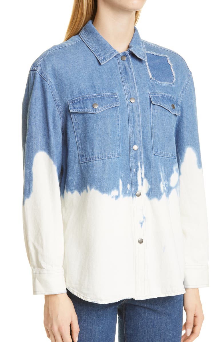 Rails Turner Bleach Denim Button-Up Shirt, Alternate, color,