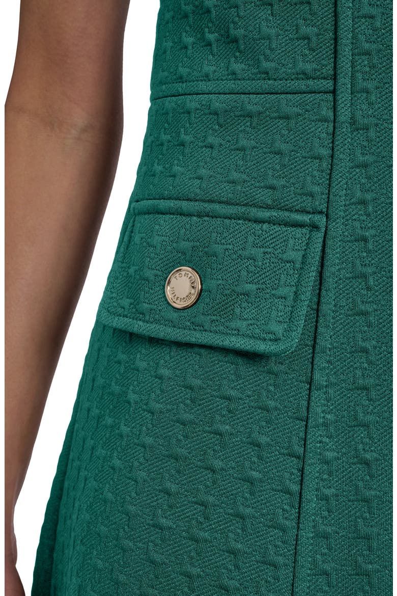 Zip Fit & Flare Dress, Alternate, color, CYPRESS