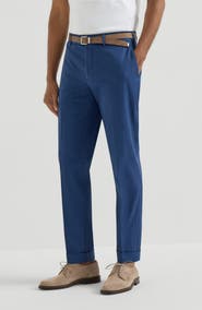 Brunello Cucinelli Comfort gabardine trousers